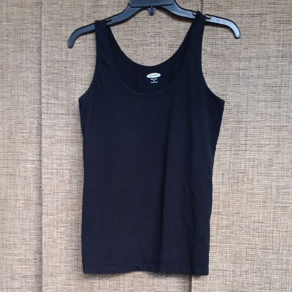 Old Navy Tops - Old Navy Classic Black Cotton Tank Top